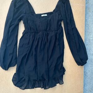 Abercrombie Black Babydoll Dress
